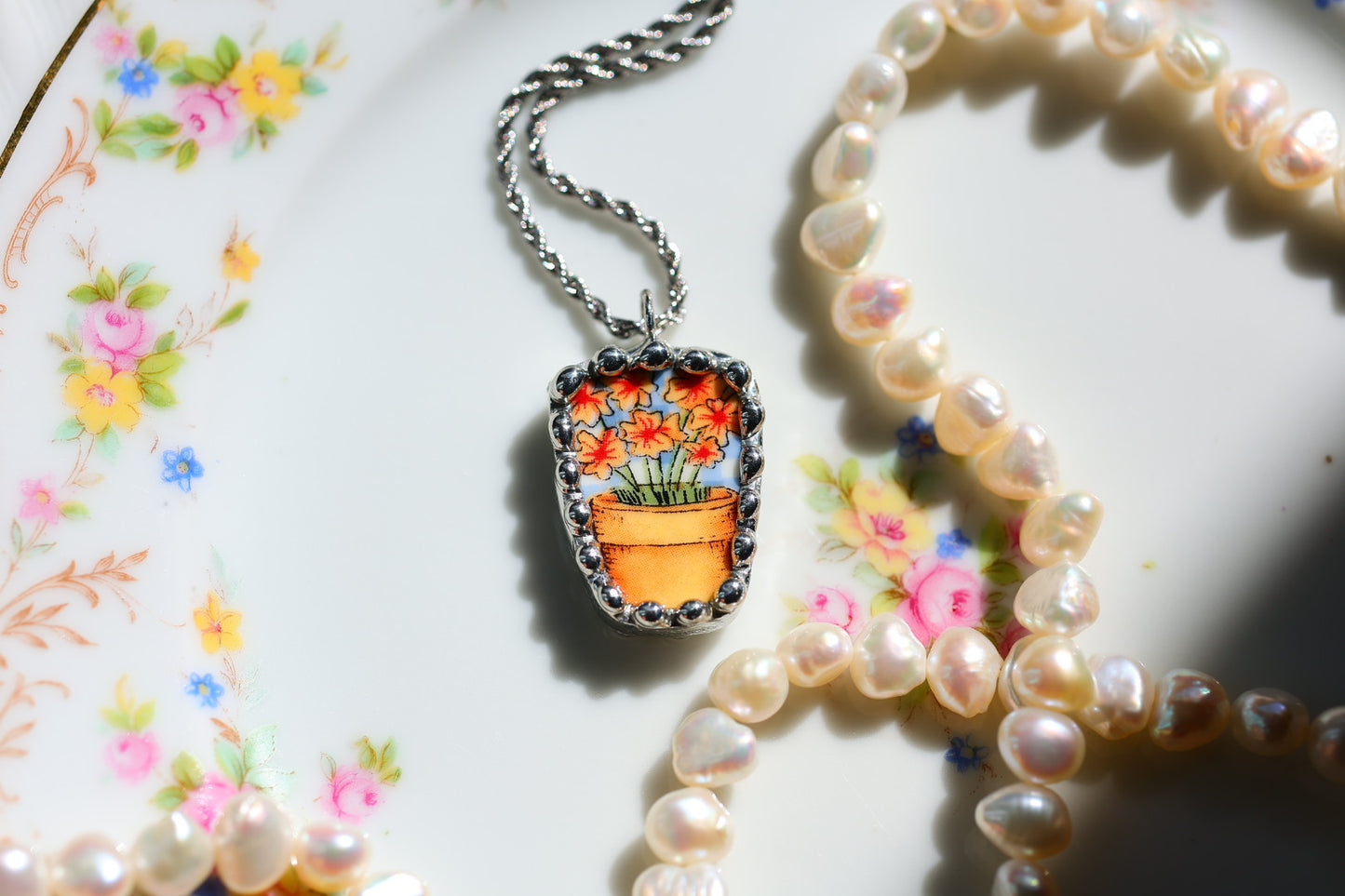 90’s Floral Dream Sicle 