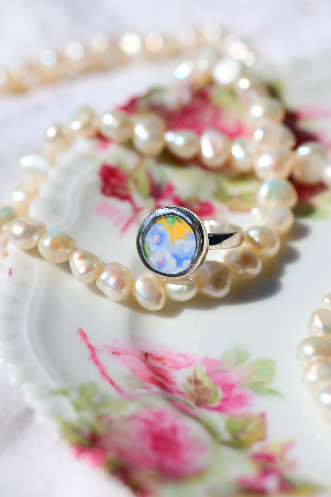 Size 7.5-Handcrafted sterling silver ring