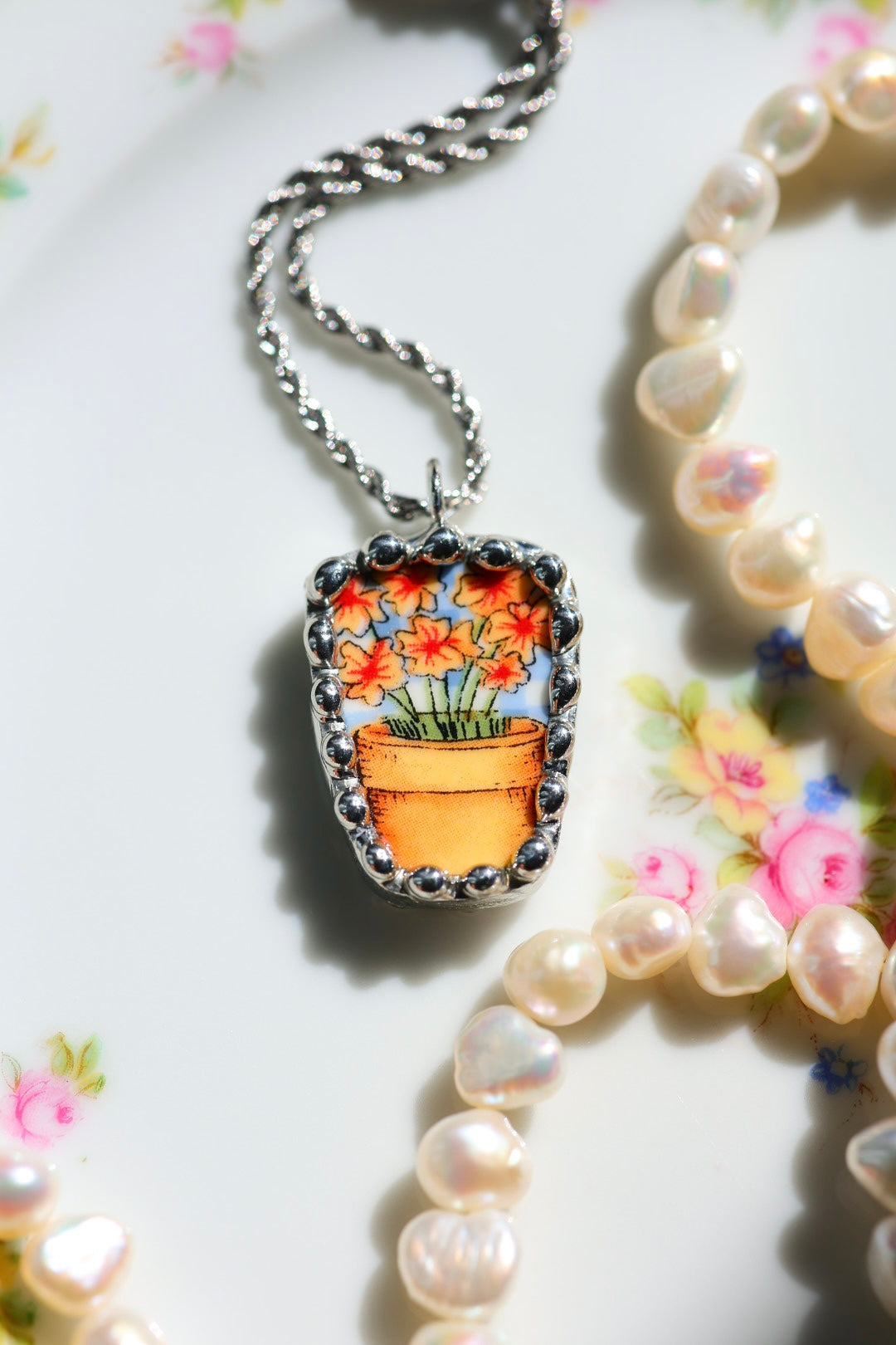 90’s Floral Dream Sicle 