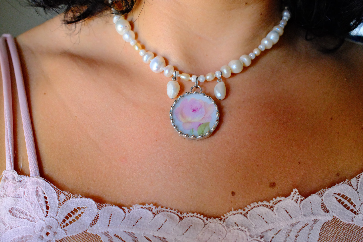 Pearls of Rose Blooms
