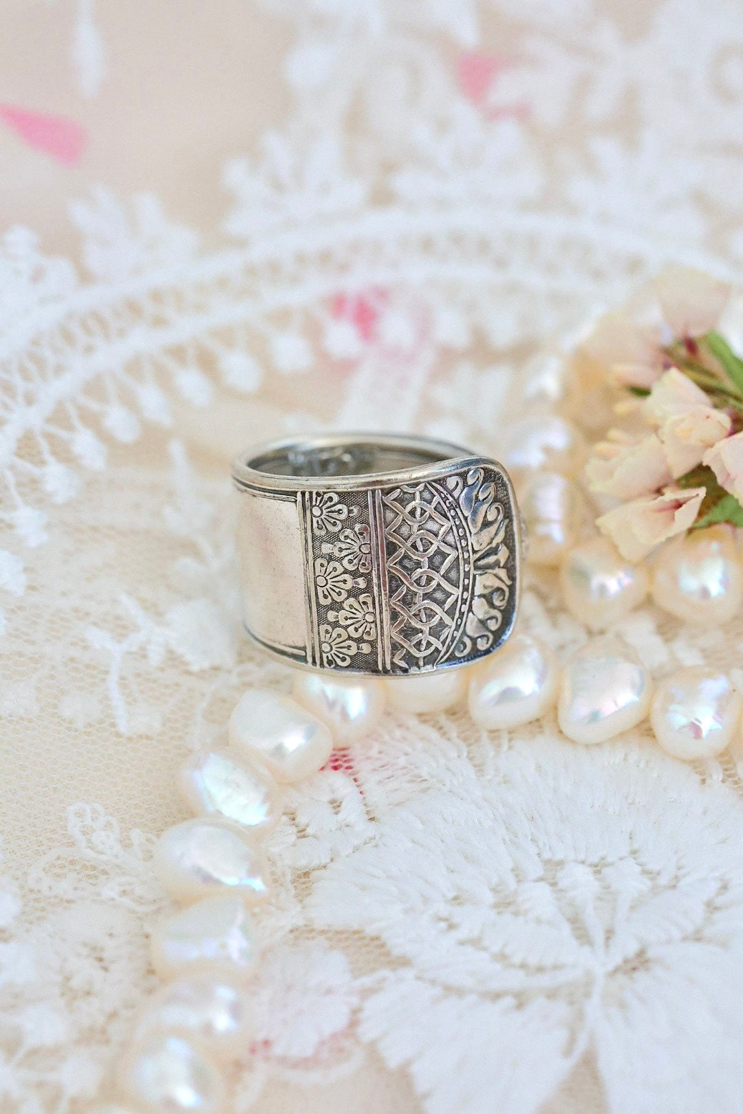 Size 7.75- Silver Plated Ring