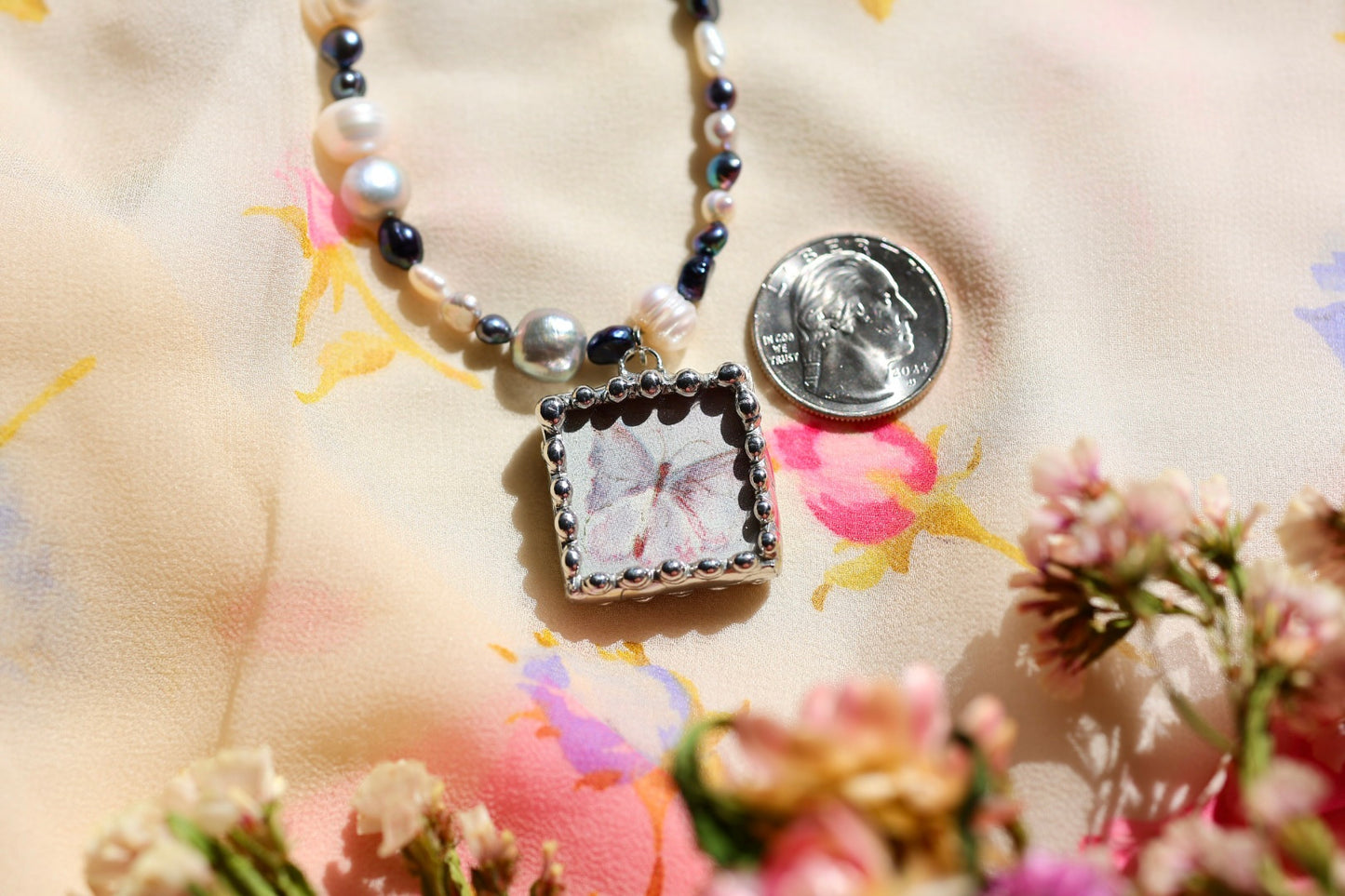 Antique Postage on Pearls