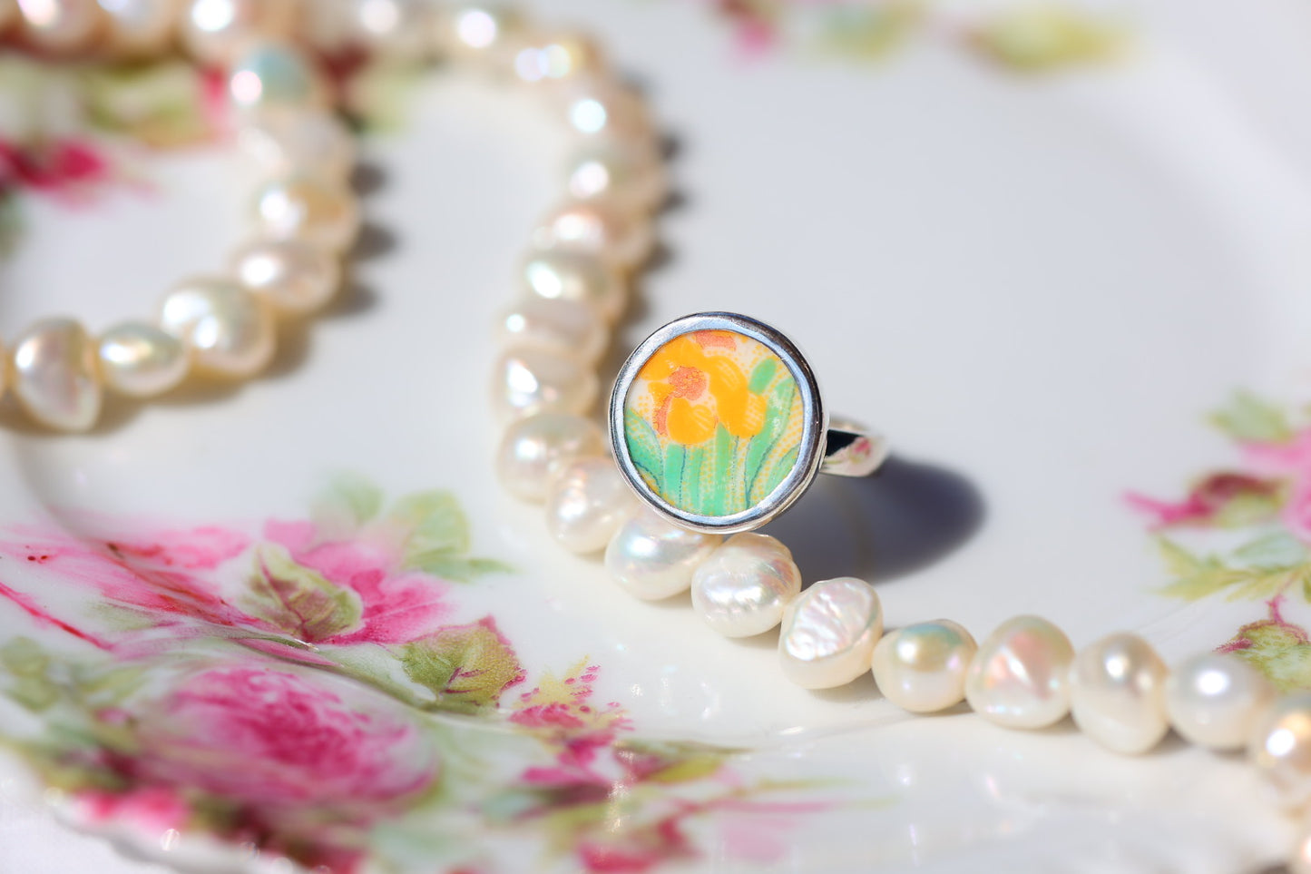 Size 6.5- handcrafted sterling silver ring