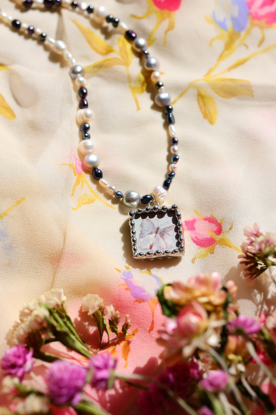 Antique Postage on Pearls