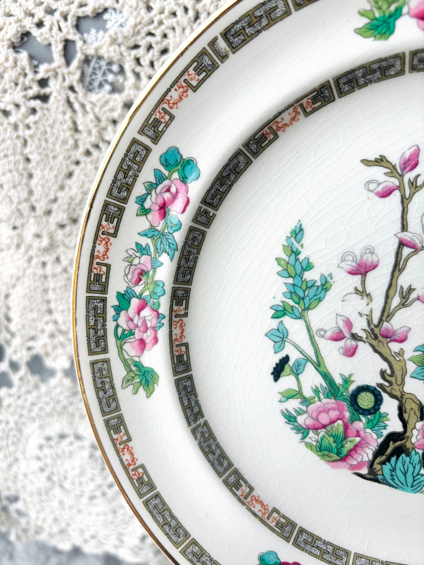 Oriental Flower Plate