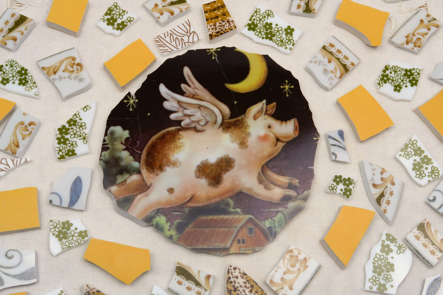 Piggy Dreams - Circle Shape