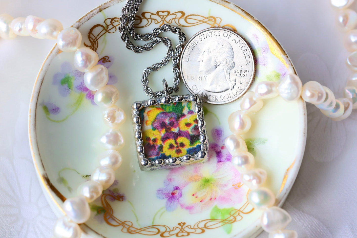 Card of a Dozen Pansies