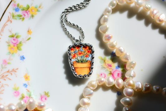 90’s Floral Dream Sicle ￼