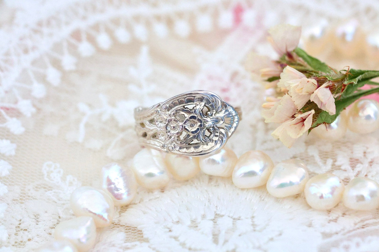 Size 7.5- Sterling Ring