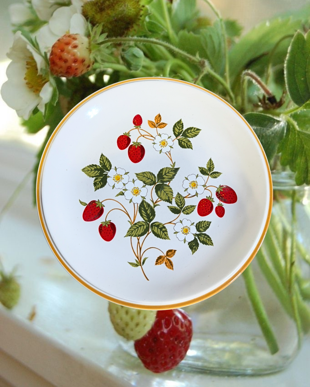 Strawberries n Cream Florals