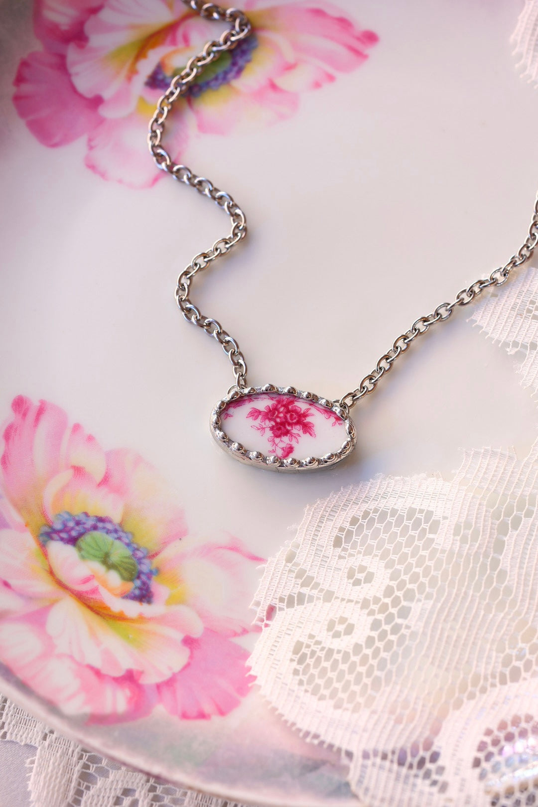 Antique Pink Petal Blossoms