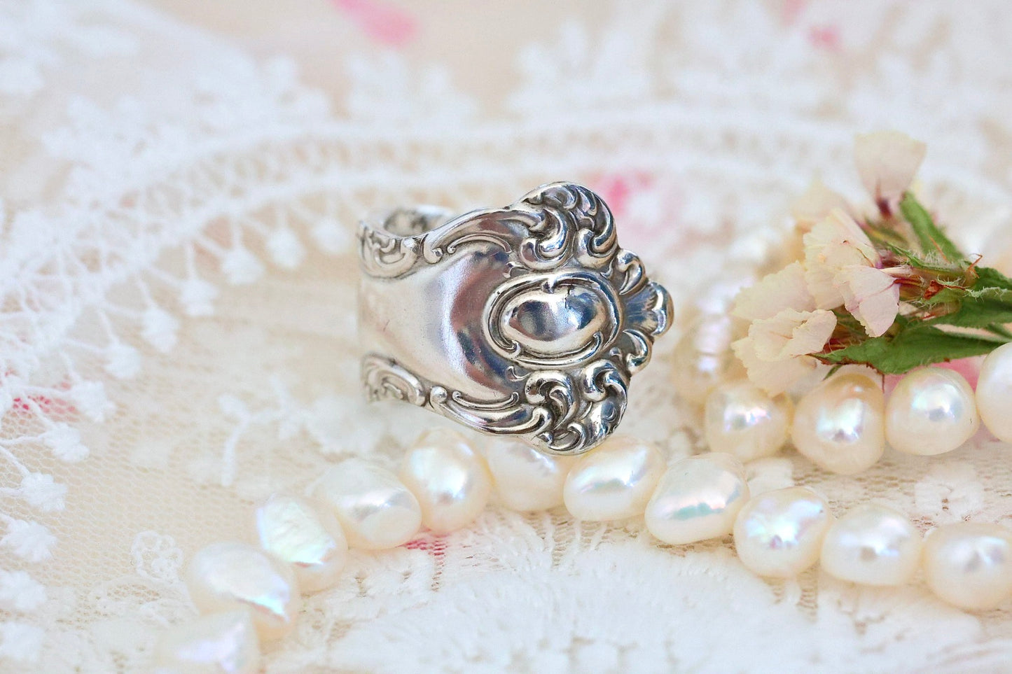 Size 9- Silver Plated Ring