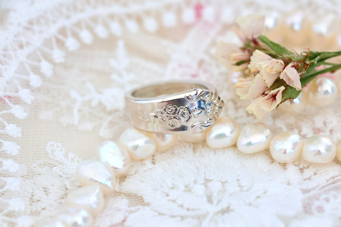 Size 7.5- Sterling Ring