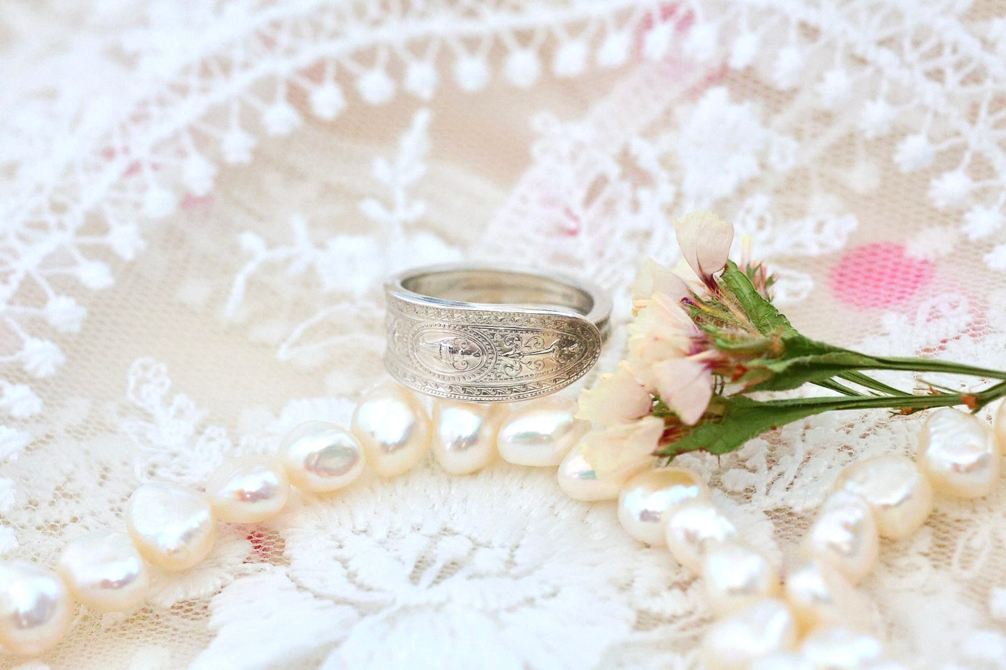 Size 7- Sterling Spoon Ring