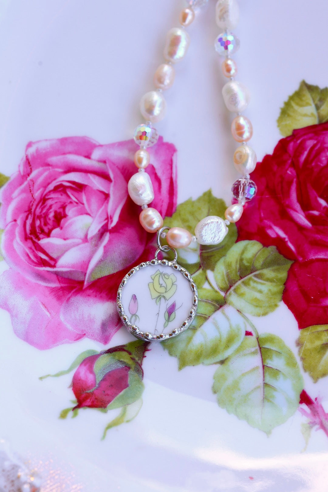 Pearls of Yellow Roses