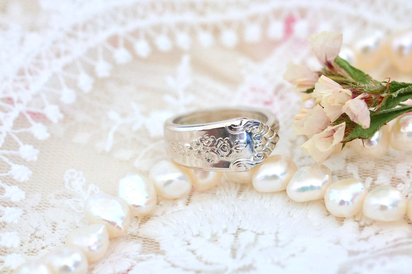 Size 7.5- Sterling Ring