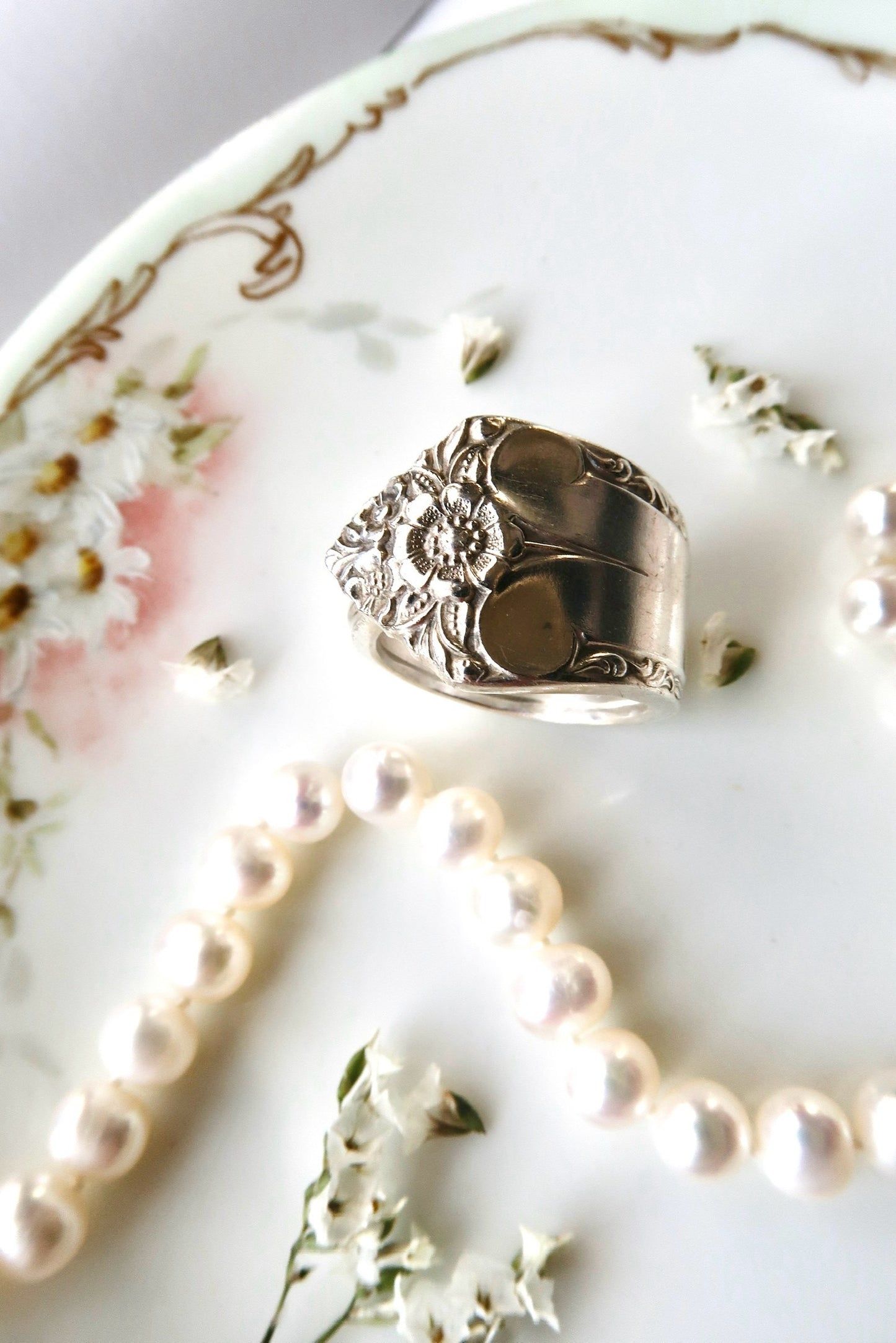 Vintage Spoon Ring (8.5 Ring Size)