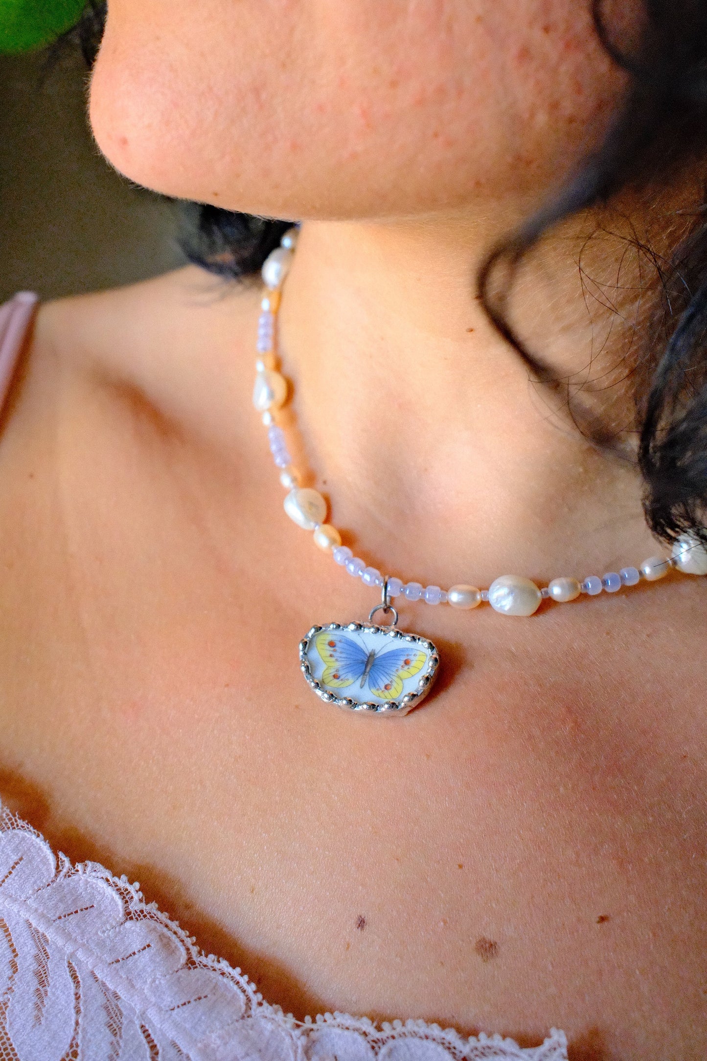 Pearls of Butterfly Swirls