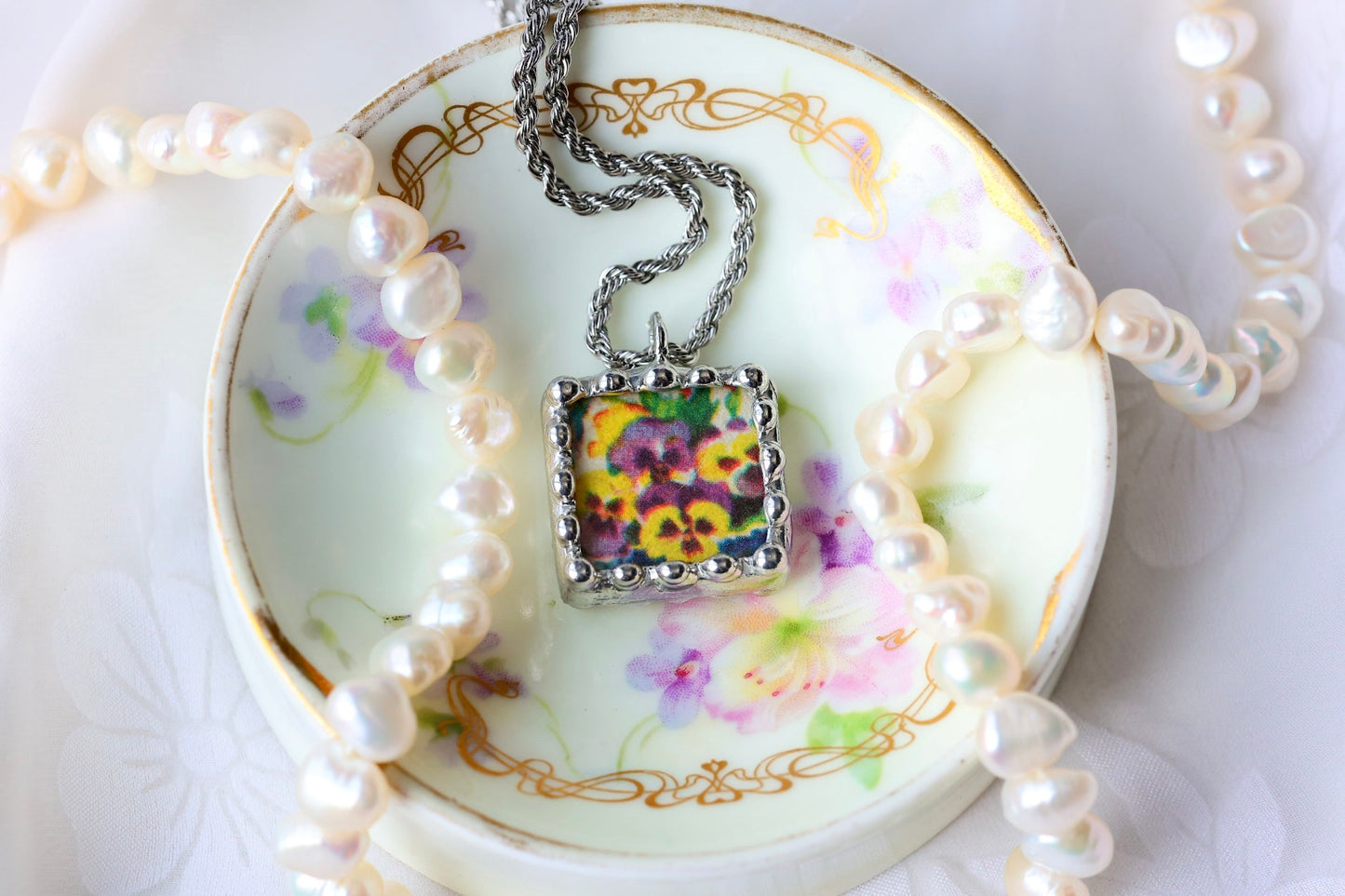 Card of a Dozen Pansies