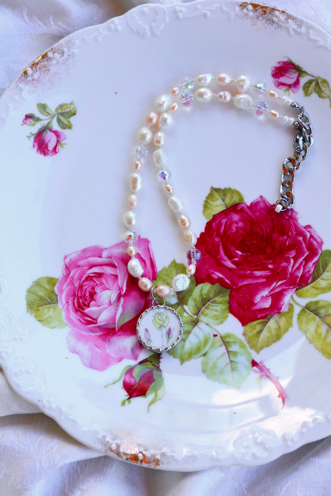 Pearls of Yellow Roses