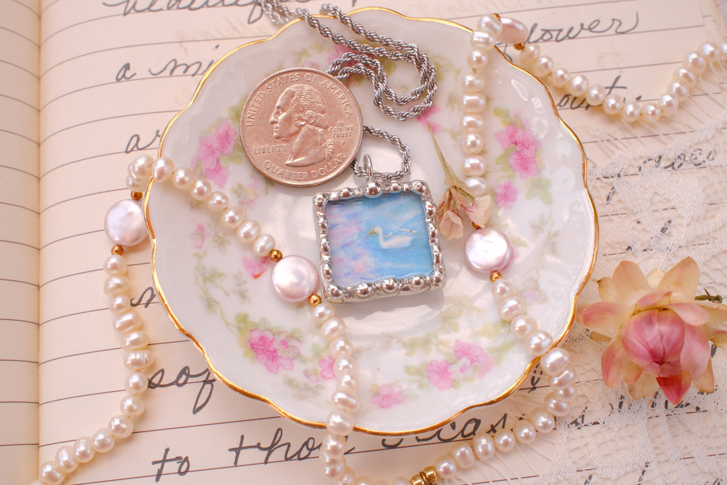 Vintage Swan Lake