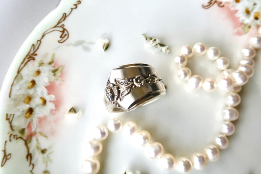 Vintage Spoon Ring (8.75 Ring Size)