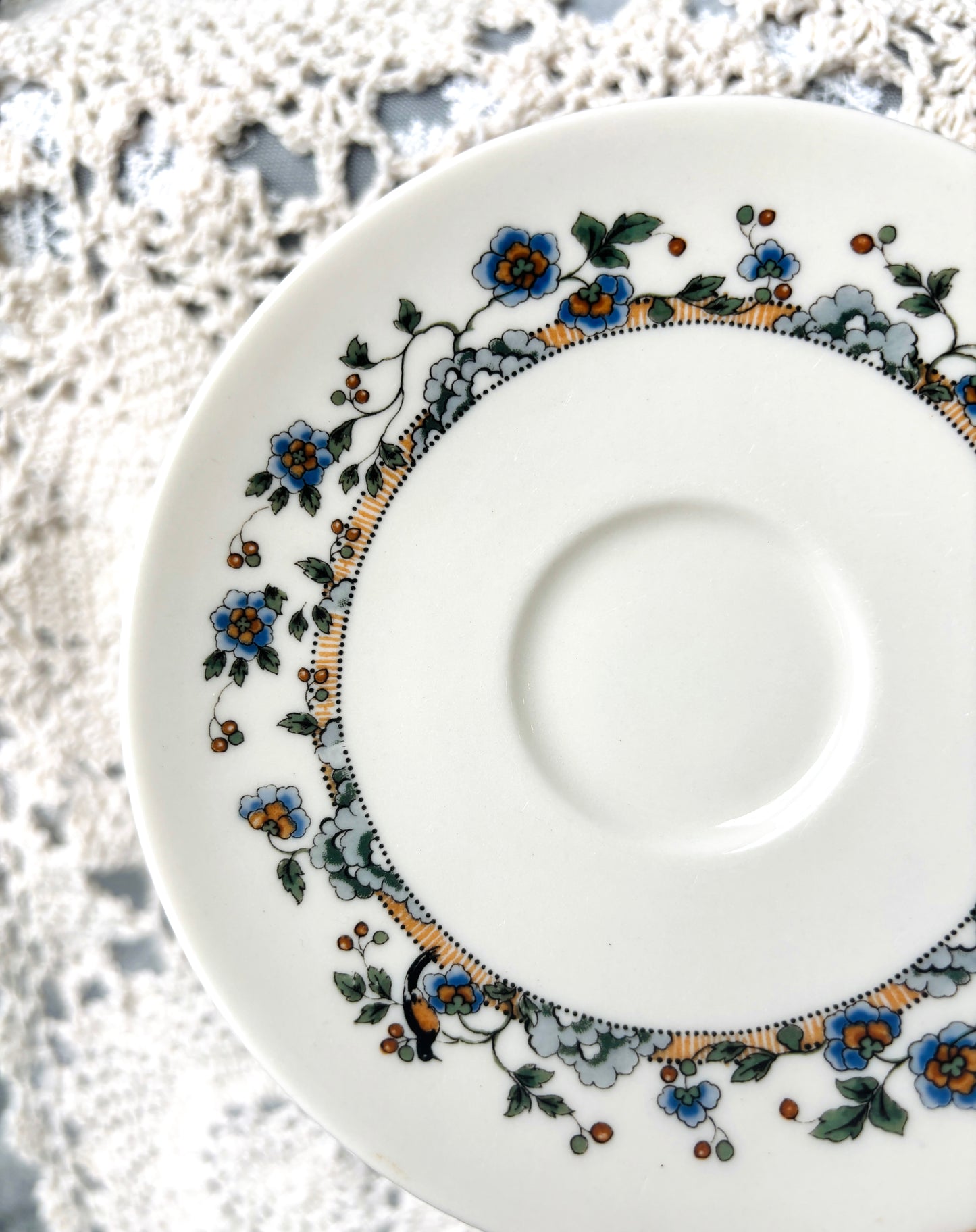 Light Blue Hues Tea Plate