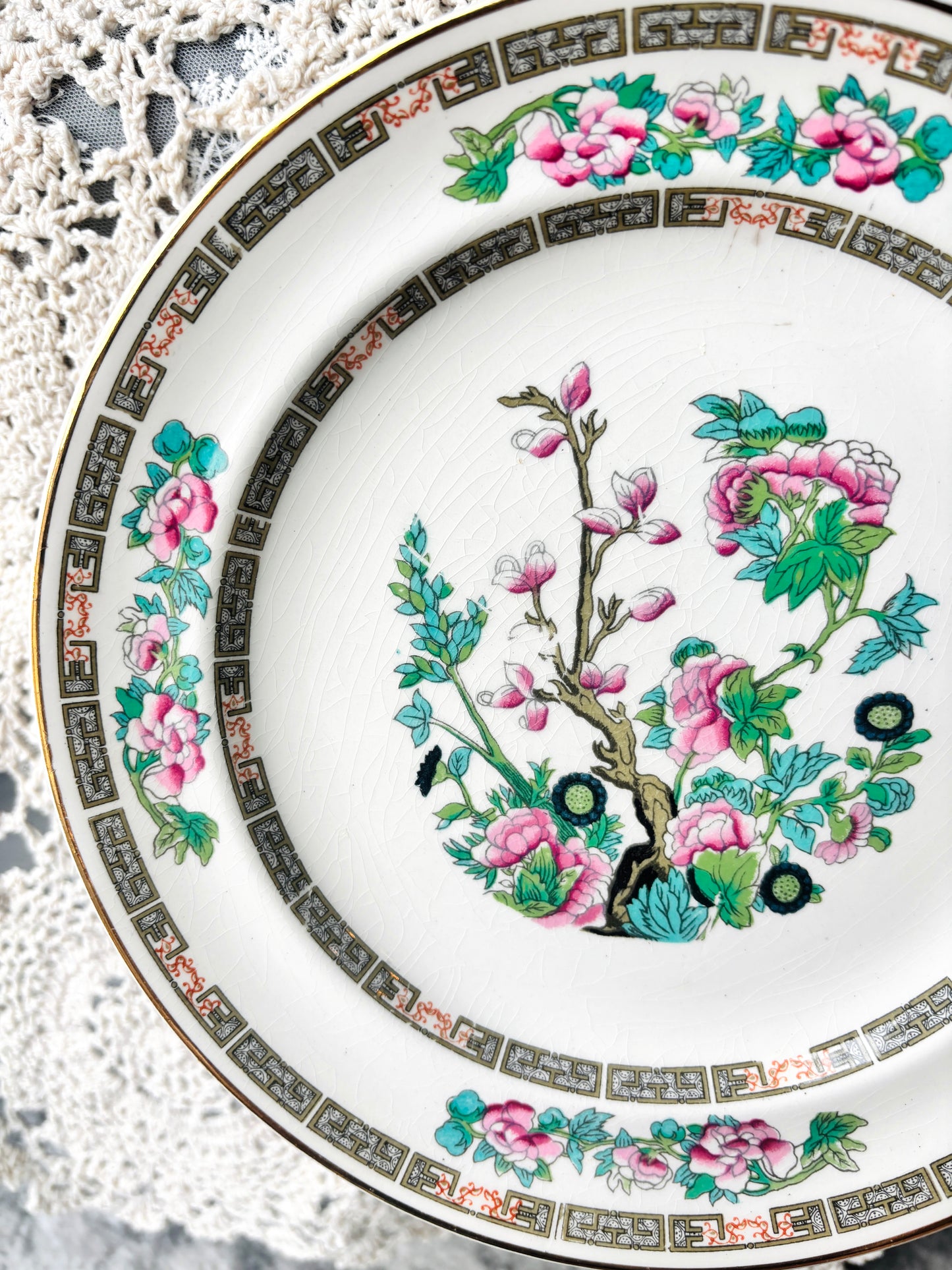 Oriental Flower Plate